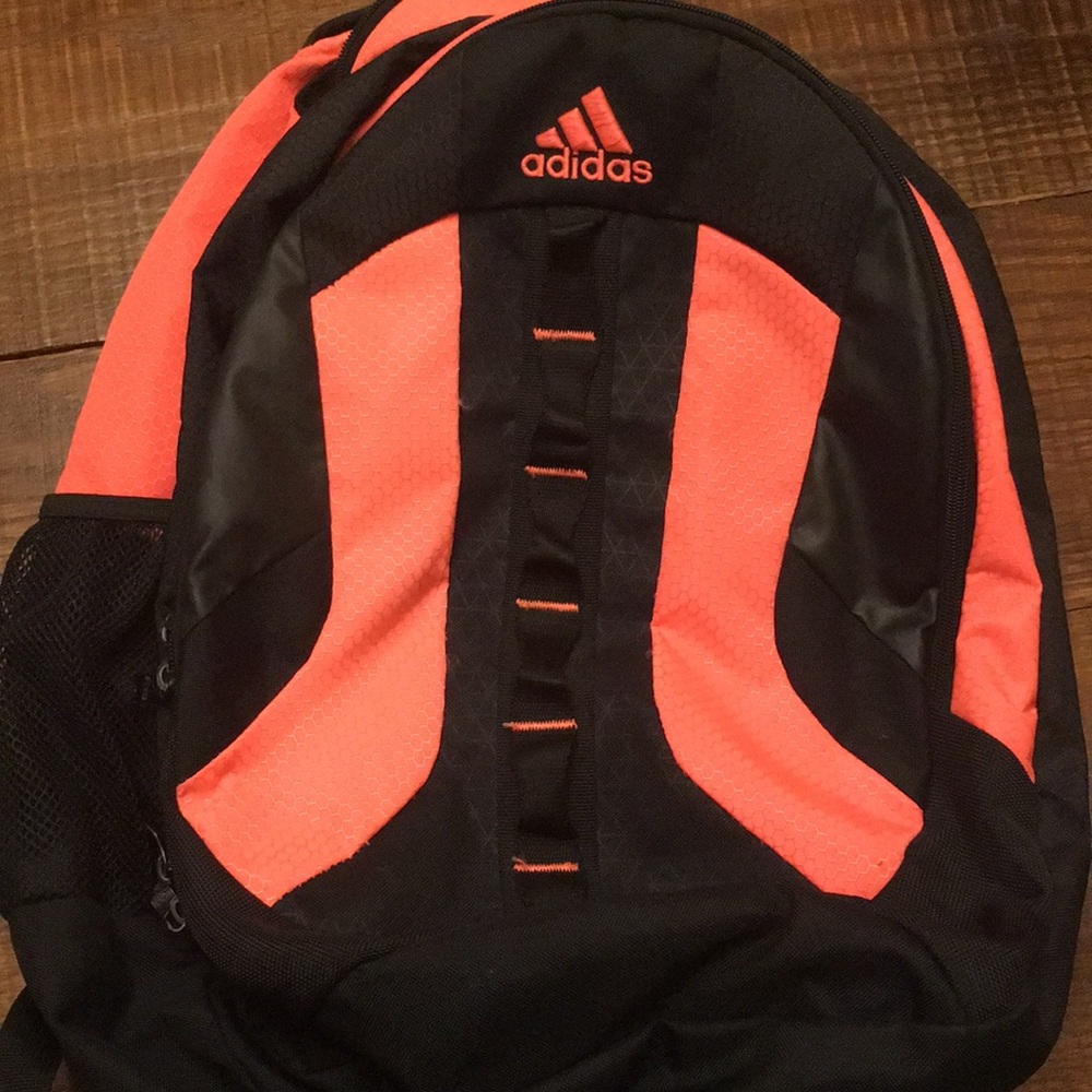 Adidas laptop/ backpack orangy pink